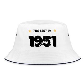 Best of 1951 - Bucket Hat - white/navy - Front