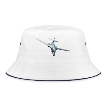 B-1B Lancer - Bucket Hat - Weiß/Navy - Vorne