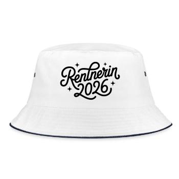 Retraité 2026 - Bob - blanc/marine - Devant