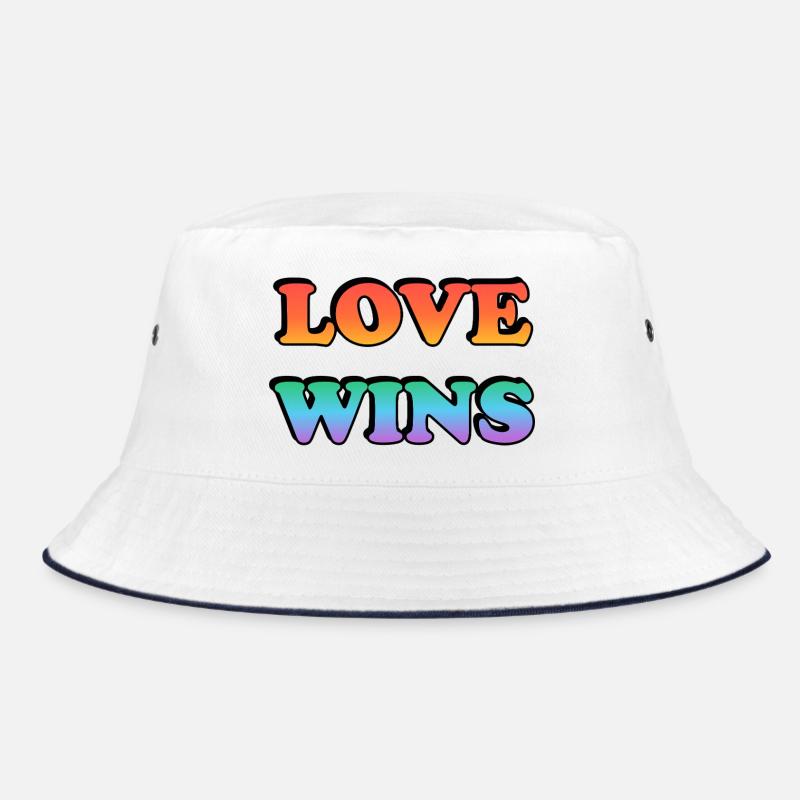 Liebe gewinnt Stolz Gradient Bucket Hat