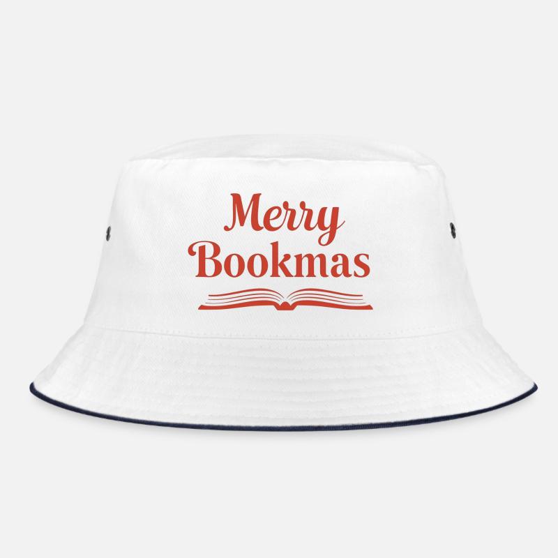 Fine Line Buch – Merry Bookmas Design Bucket Hat