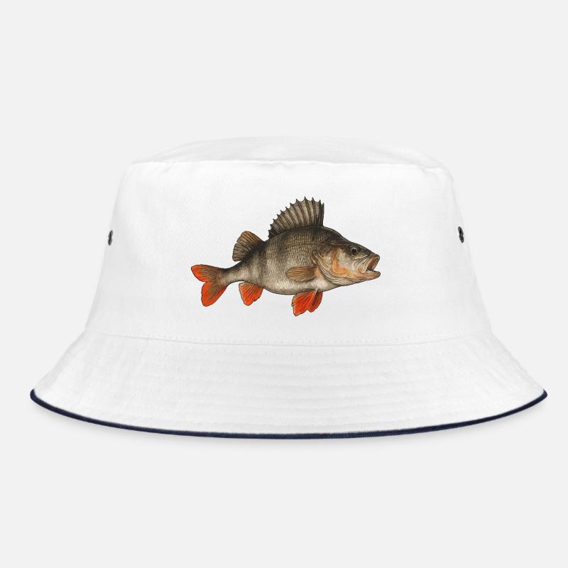 Perch Perch Perch Perch Fishing Perch Perch Perch Bucket Hat