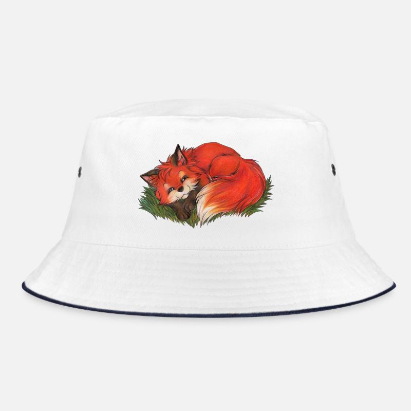 Cute Fox Gift for Fox Fan Boys & Girls Bucket Hat