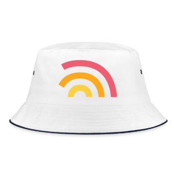 Logo arc-en-ciel - Bob - blanc/marine - Devant
