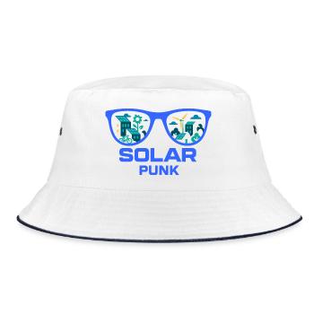Solarpunk Vision - Bob - blanc/marine - Devant