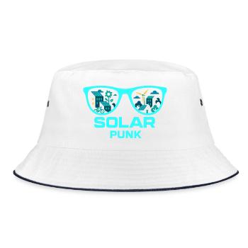 Solarpunk Vision - Bob - blanc/marine - Devant
