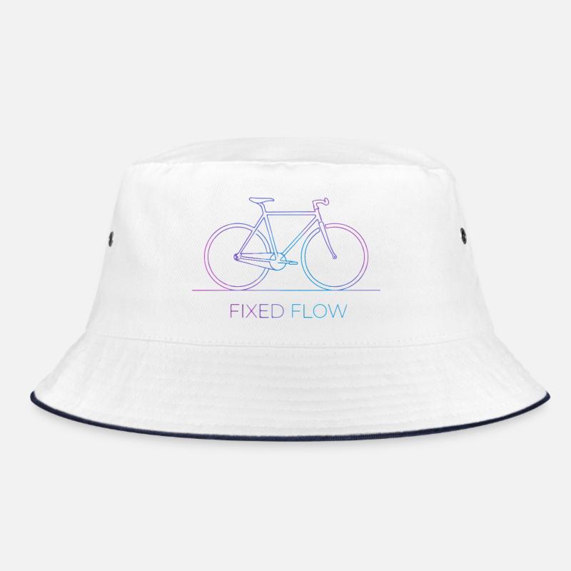 Fahrrad mit fester Strömung Bucket Hat