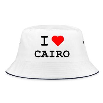 J’adore le design de cœurs du Caire - Bob - blanc/marine - Devant