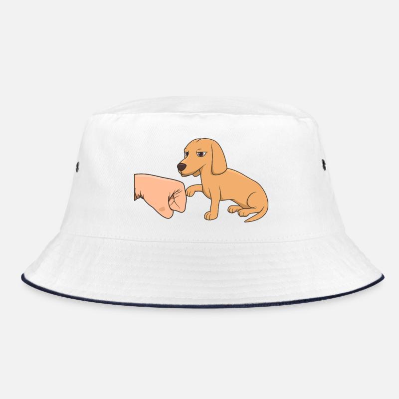 Petit cognement de poing de teckel mignon, cadeau drôle pour le propriétaire d’animal Bob