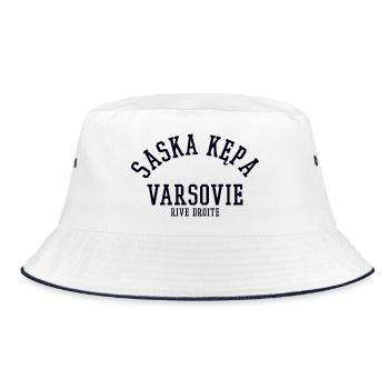 Saska Kepa Warszawa Warsaw - Bucket Hat - Weiß/Navy - Vorne