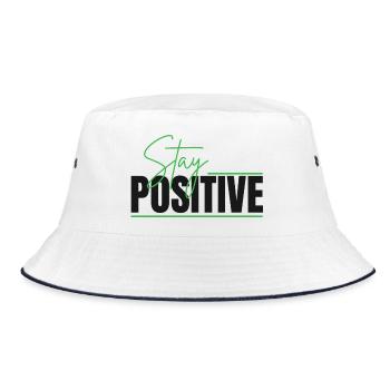 Reste positif : Design typographique - Bob - blanc/marine - Devant