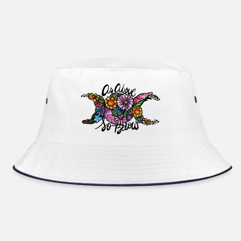 Blumenkamel-Silhouette Bucket Hat