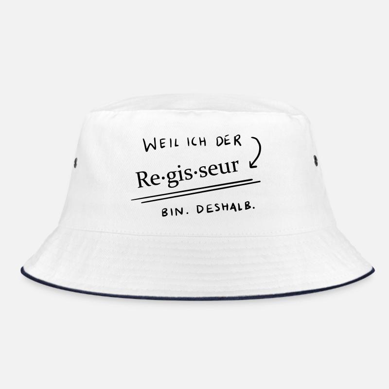 Weil...ich der Regisseur bin 2 - Bucket Hat - Weiß/Navy