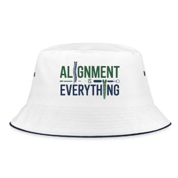 L’alignement chiropractique est tout ce qui est professionnel - Bob - blanc/marine - Devant