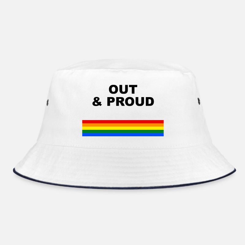 Design du drapeau arc-en-ciel Out & Proud Bob