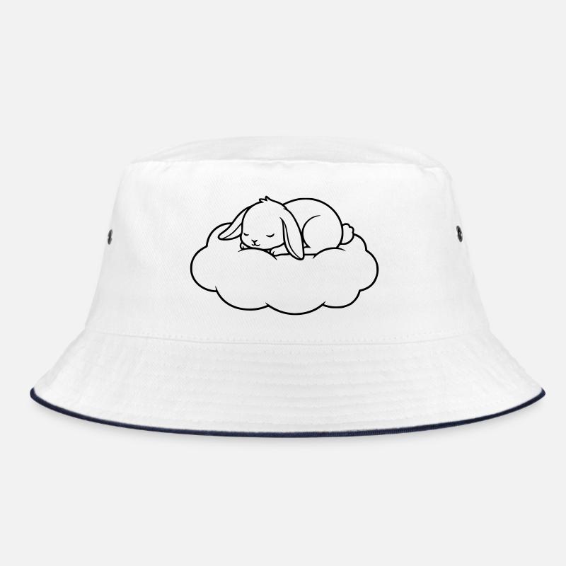 Vecteur de contour de nuage de Sleeping Bunny Bob