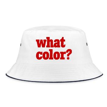 Quelle couleur - Rouge 2 - Bob - blanc/marine - Devant