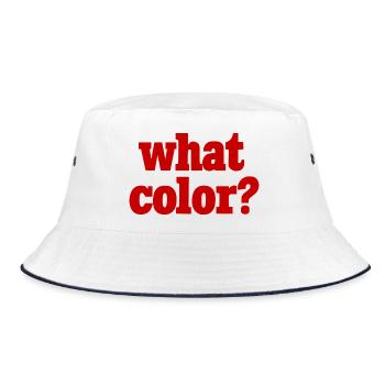 Quelle couleur ? - Rouge - Bob - blanc/marine - Devant