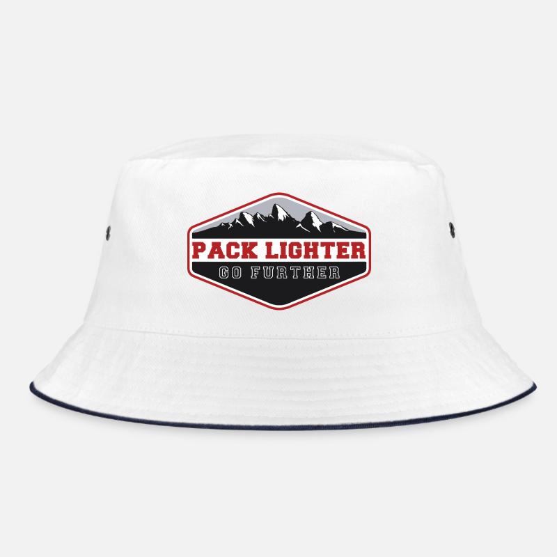 Pack lighter, go further Bucket Hat