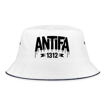 Antifa 1312 - Antifa Tee - Bob - blanc/marine - Devant