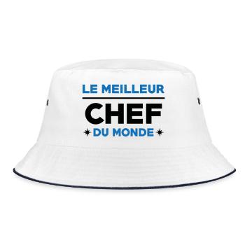 Le Meilleur Chef du Monde - Bob - blanc/marine - Devant