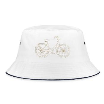 Vélo Rétro City Bike offert style Dutch Bike - Bob - blanc/marine - Devant