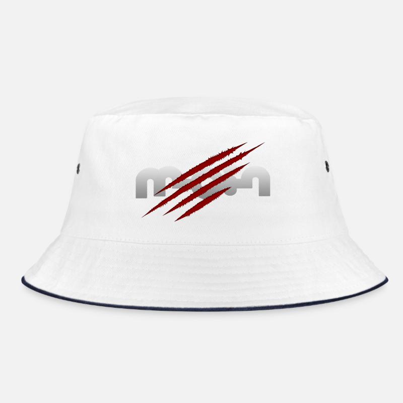 Moin - Bucket Hat - Weiß/Navy