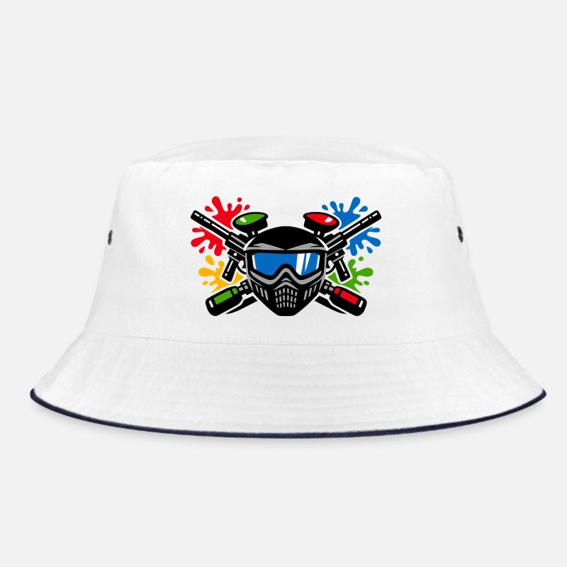 Graffiti-Helm mit Farbspritzer Bucket Hat