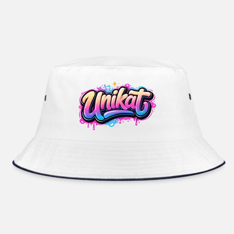 Unikat Graffiti Neon Bucket Hat