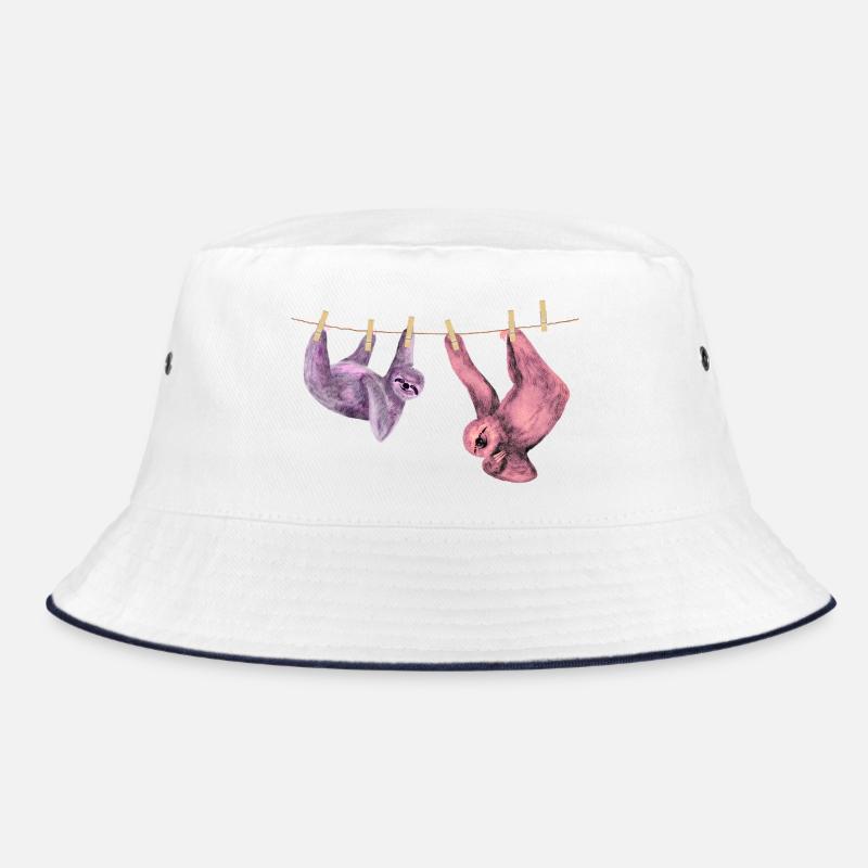 Faultier chillt lustig Tiermotiv Geschenkidee Bucket Hat