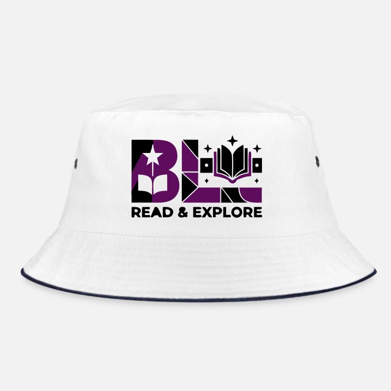 Read Explore Book Typography Bucket Hat