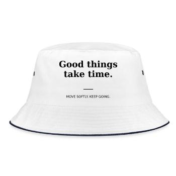 Good things take time - Bob - blanc/marine - Devant