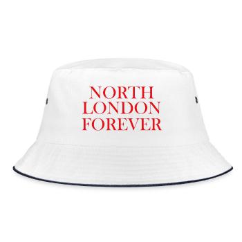 North London Forever - Bucket Hat - white/navy - Front