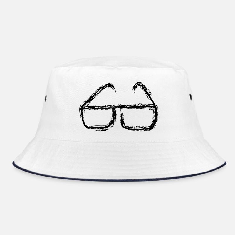 Brille  Bucket Hat