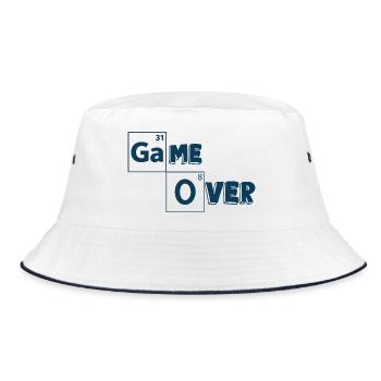 Game over games shirt - Bob - blanc/marine - Devant