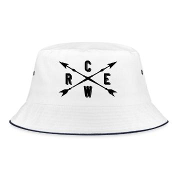 Crew Arrows - Bucket Hat - white/navy - Front