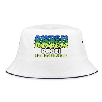 Bandeja Profi seit letzter Woche - Padel - Bucket Hat - Weiß/Navy - Vorne