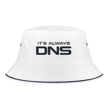DNS Always : Typographie technologique - Bob - blanc/marine - Devant