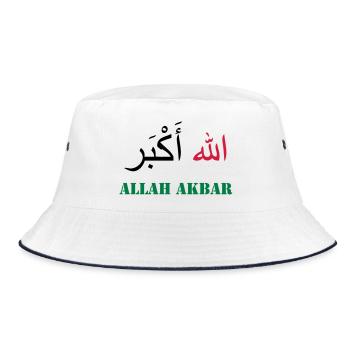 Allah Akbar - Bob - blanc/marine - Devant