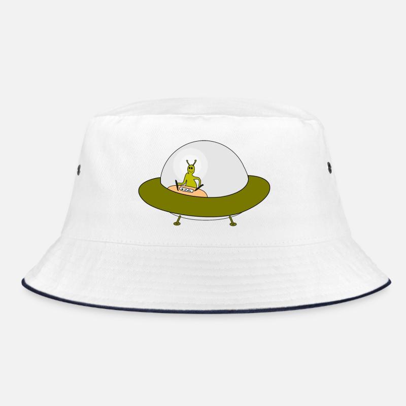 Alien Ufo Freundschaftsmotiv Bucket Hat