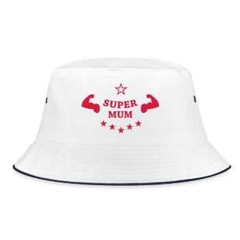 Super Mum ! - Bob - blanc/marine - Devant