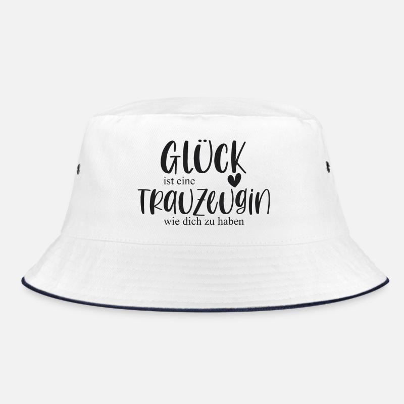Trauzeugin Glück Danke Hochzeit Team Bride Bucket Hat