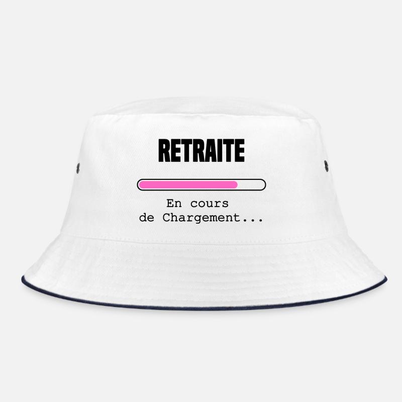 Retraite en cours de chargement - Bob - blanc/marine