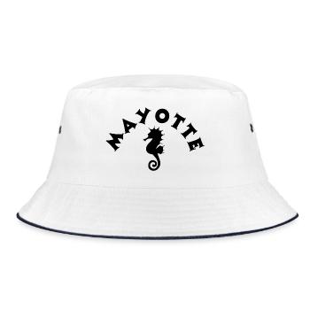 Mayotte, département Français, 976 - Bob - blanc/marine - Devant