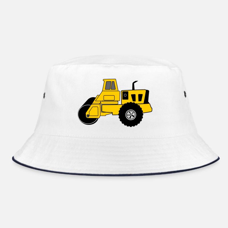 Gelbe Walzenmaschine Bucket Hat