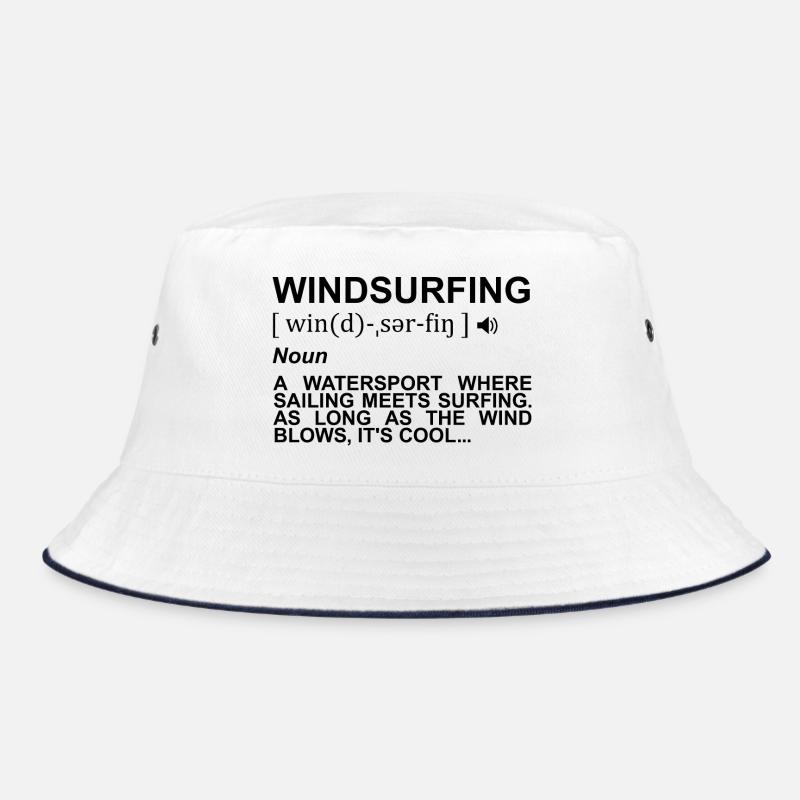 Windsurfing Dictionary Bucket Hat