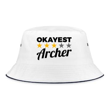 Okayest Archer - Bob - blanc/marine - Devant