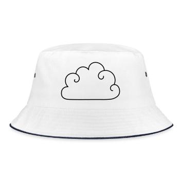 Cloud - Bucket Hat - white/navy - Front