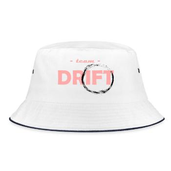Team Drift Rose - Bucket Hat - white/navy - Front