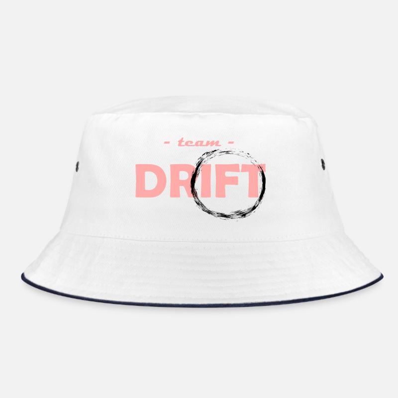 Team Drift Rose - Bucket Hat - Weiß/Navy